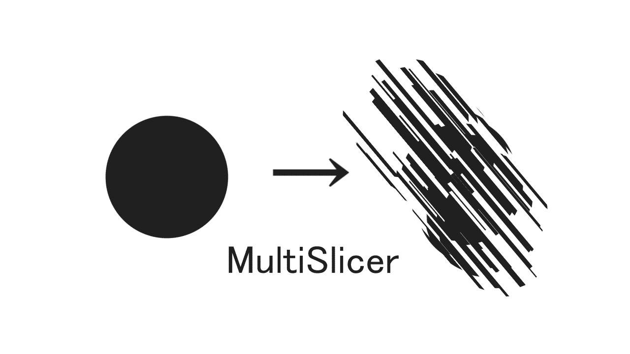 Aviutl スクリプト Multislicer の使い方解説 オブジェクトを