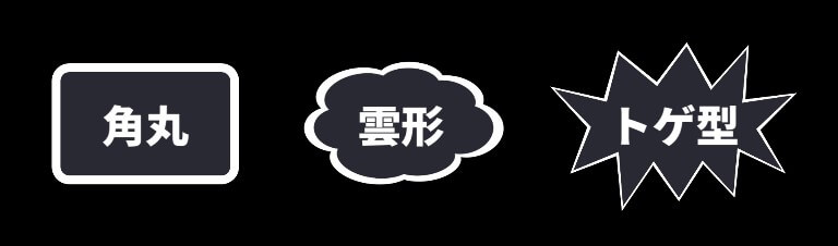 領域枠スクリプトで作った枠の形状一覧